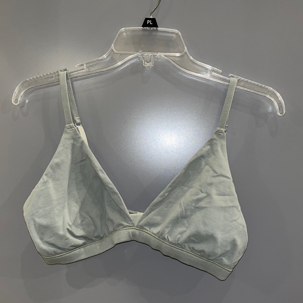 Skims Size XL Triangle Bralette NWOT Color Mineral